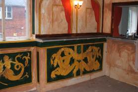The details go on to the artwork around the bar